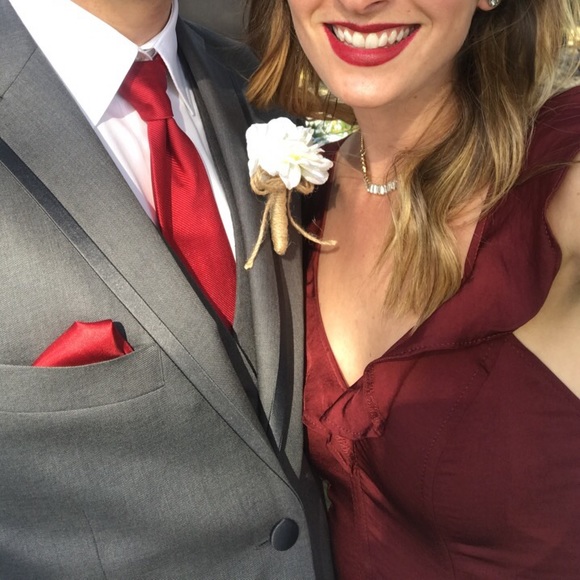 NWT Wine Jumpsuit - Picture 5 of 6